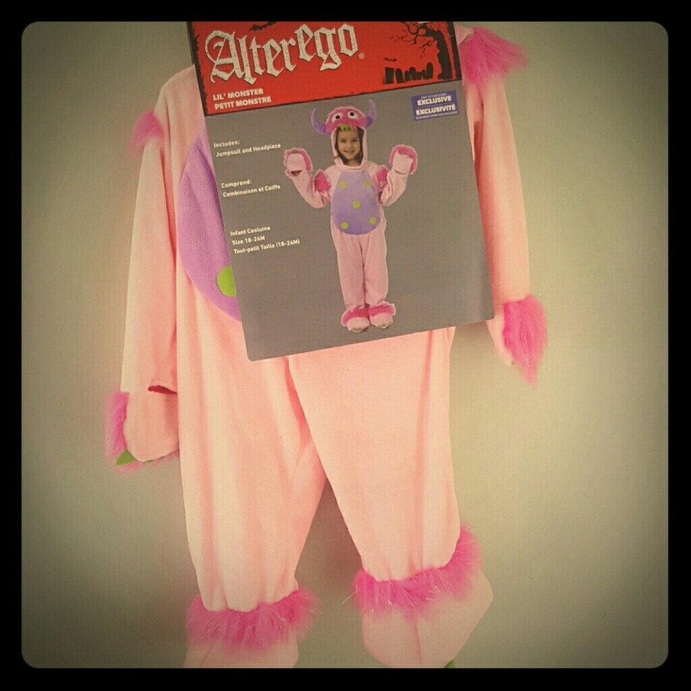 18-24 months girls monster costume