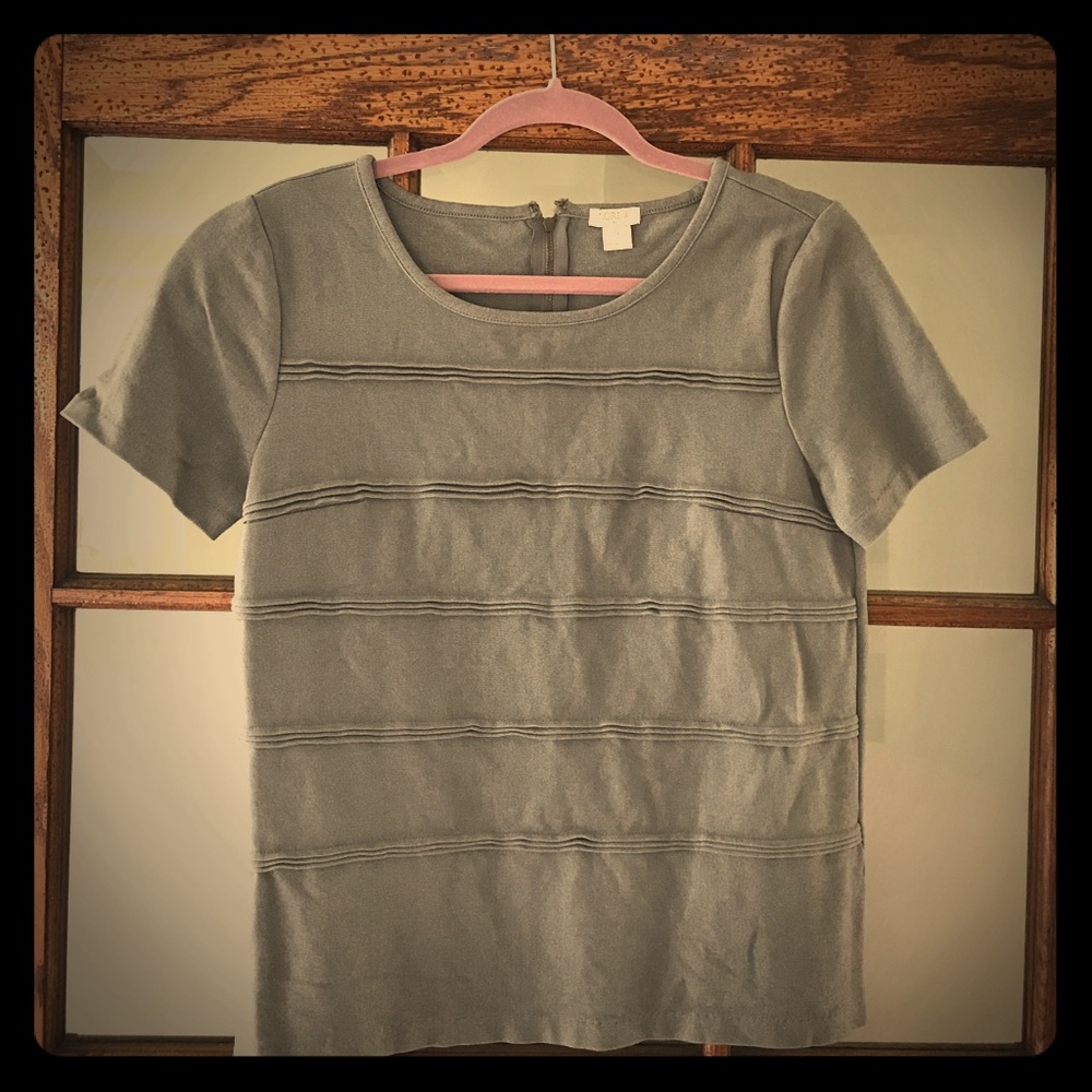 J Crew short sleeve knit top