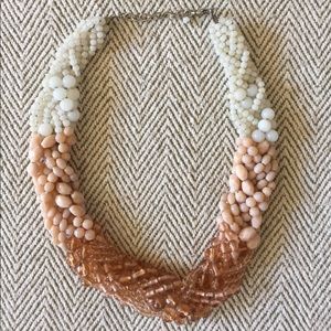 The Limited - Ombré Pink Bead Necklace