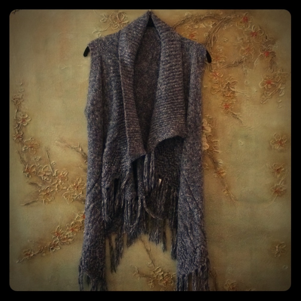 Romeo & Juliet couture fringed vest
