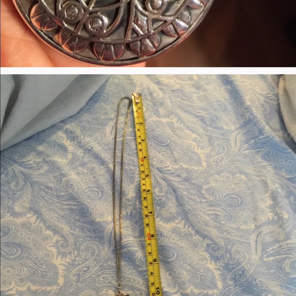 Beautiful 925 Silver Chain with Pendant. - Picture 4 of 4
