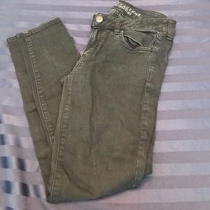 ✨ Black American eagle jeggings!☺️