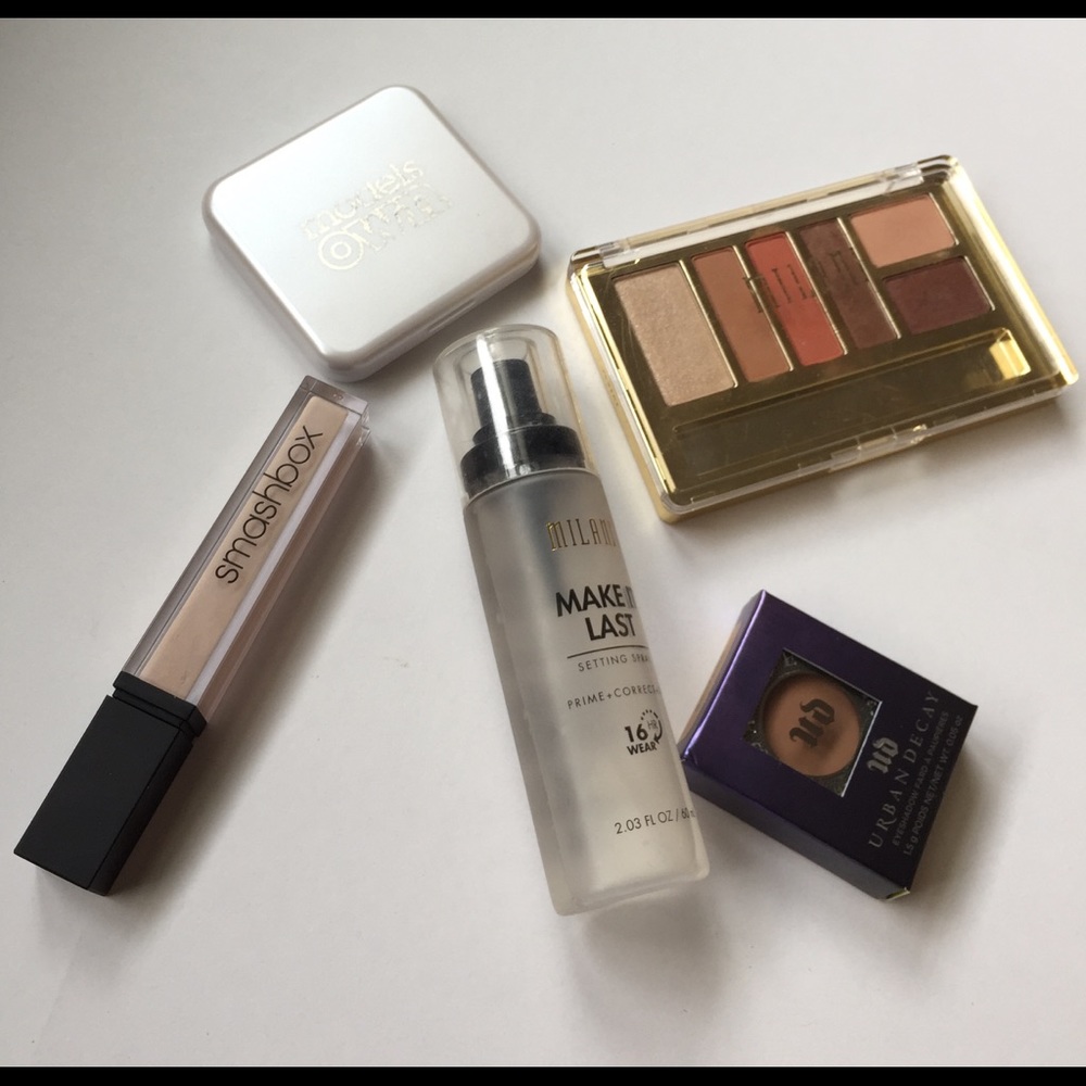 (URBAN DECAY, Smashbox, Milani) Makeup Bundle