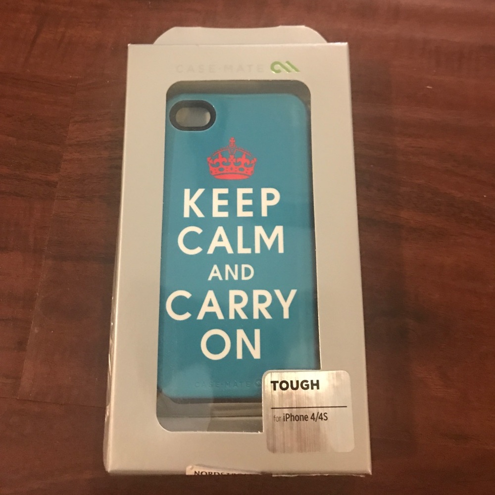 Keep Calm and Carry On IPhone Case