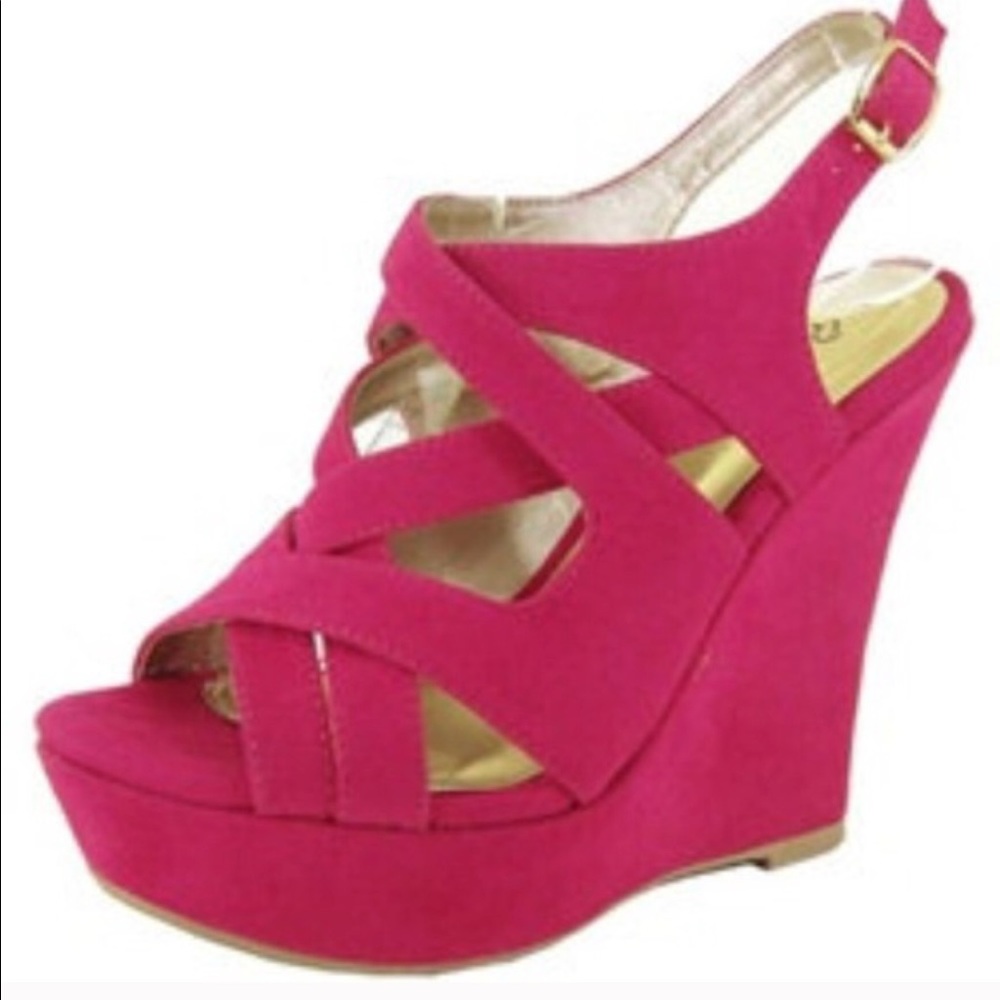 Pink wedges