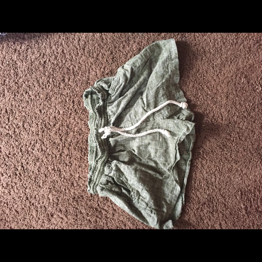 Green shorts