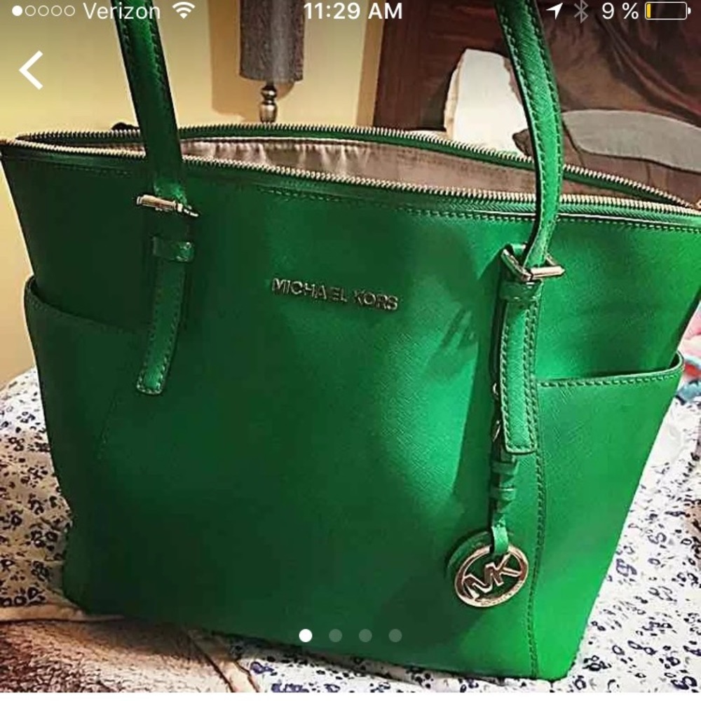 Palm green michael kors bag
