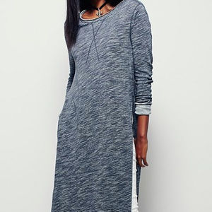 *sold* Free People To the Max Top in Charcoal Grey