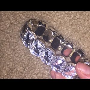 Avon clear rhinestone Stretch bracelet