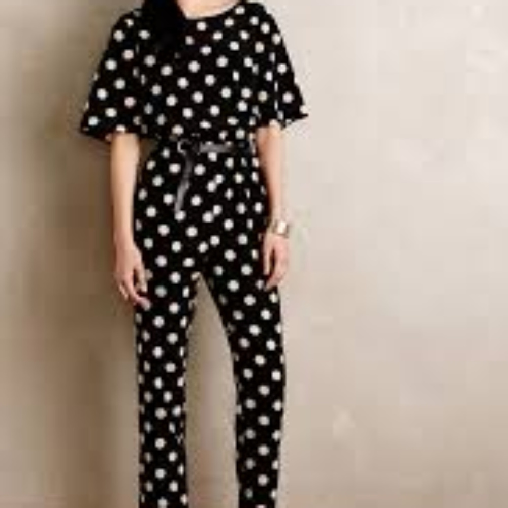 Corey Lynn Bestrewn Polka Dot Jumpsuit