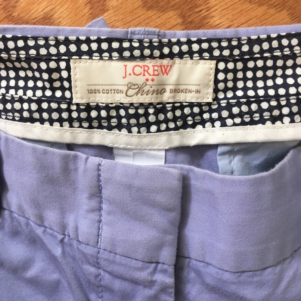 J. Crew Factory chino shorts, 5 inch inseam