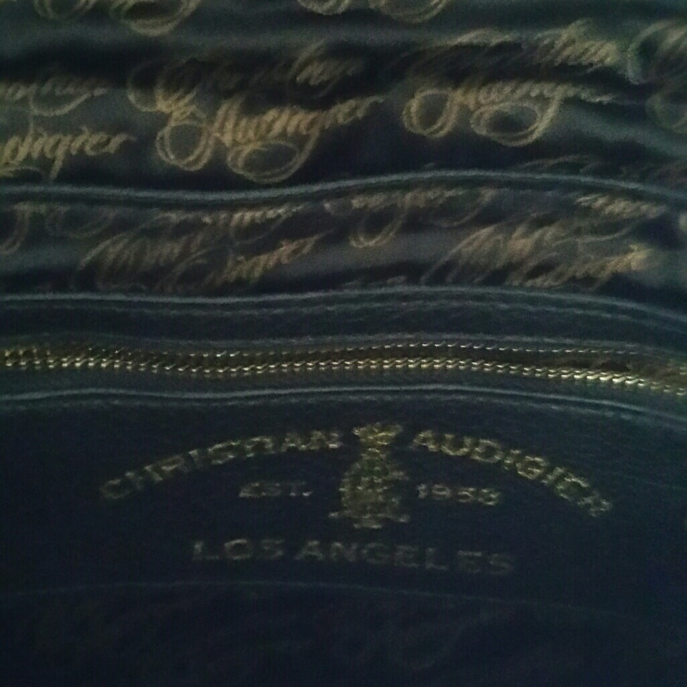 Christian Audiger Fringe And Sequin Clutch - image 4