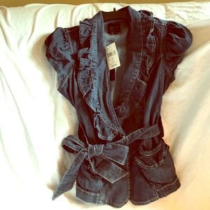 Short Sleeve Denim Jacket