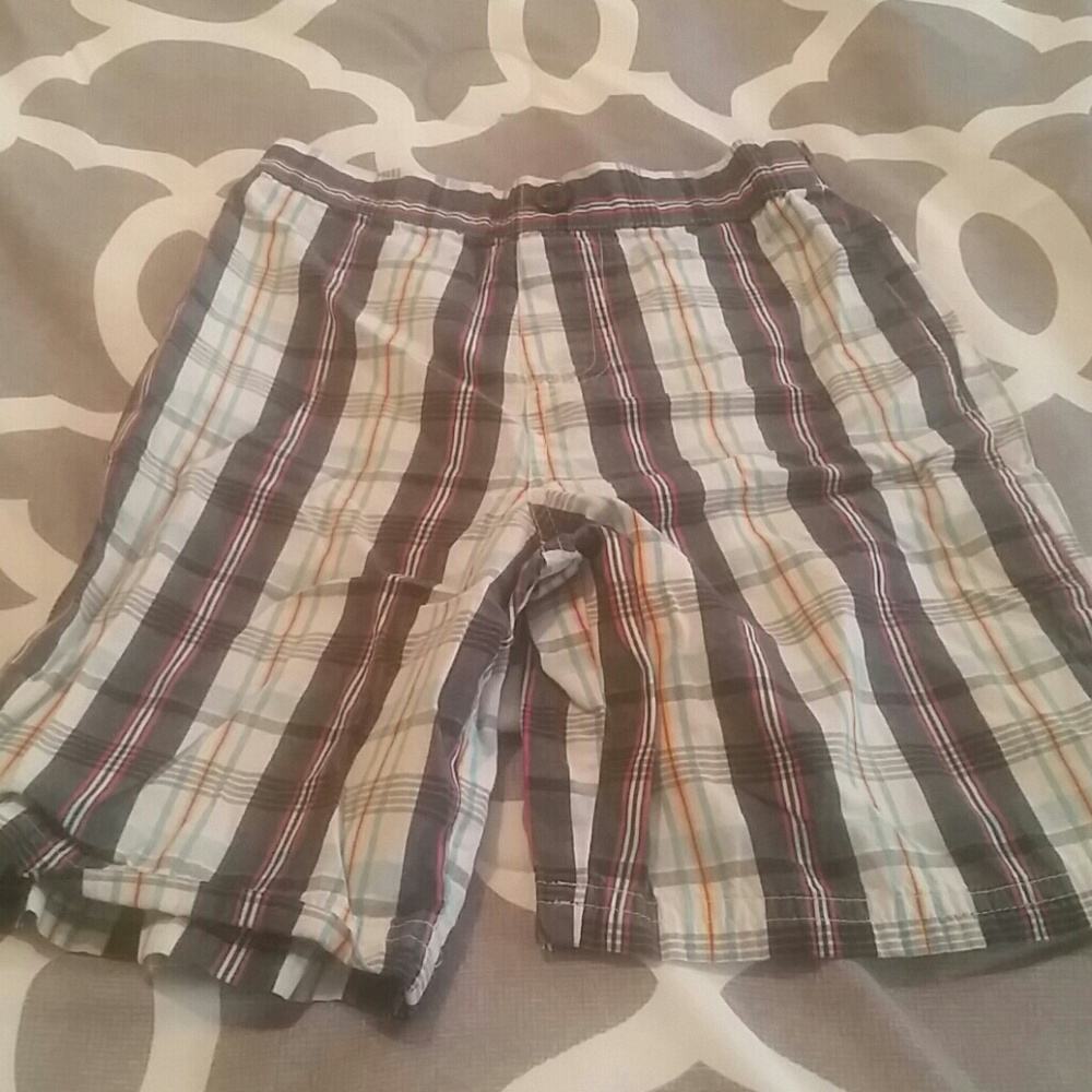 Boys plaid shorts