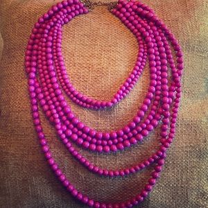 Baublebar Beaded Strands Necklace - Radiant Orchid