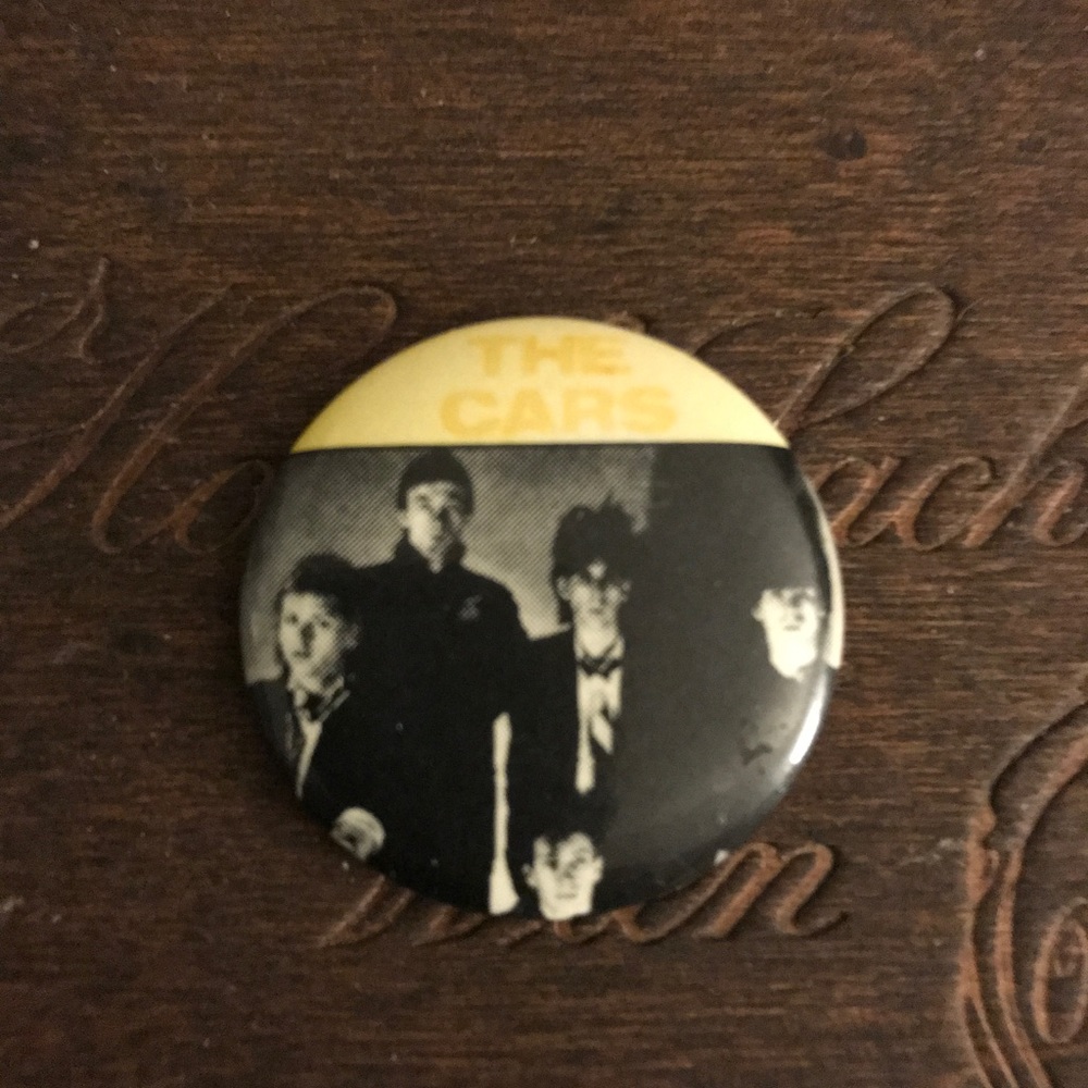 Vintage THE CARS Pin Button
