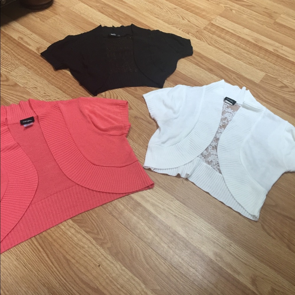 3 cardigan sweaters
