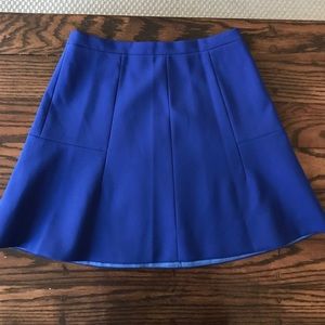 Jcrew blue flounce skirt (size 2)