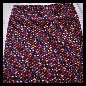 LuLaRoe Cassie Pencil skirt L