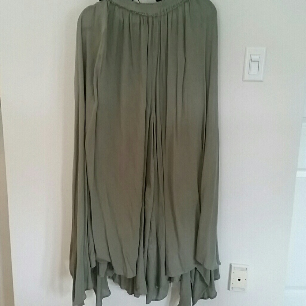 Free People Olive Green skirt pant with pockets