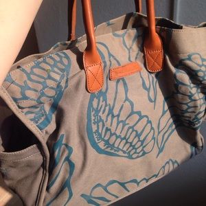 Make Love Not Trash oversized canvas bag