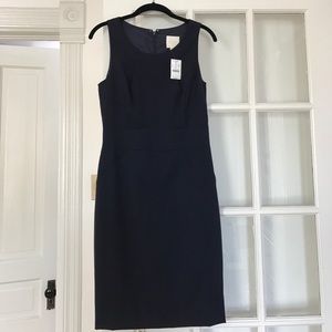 J Crew navy suit dress