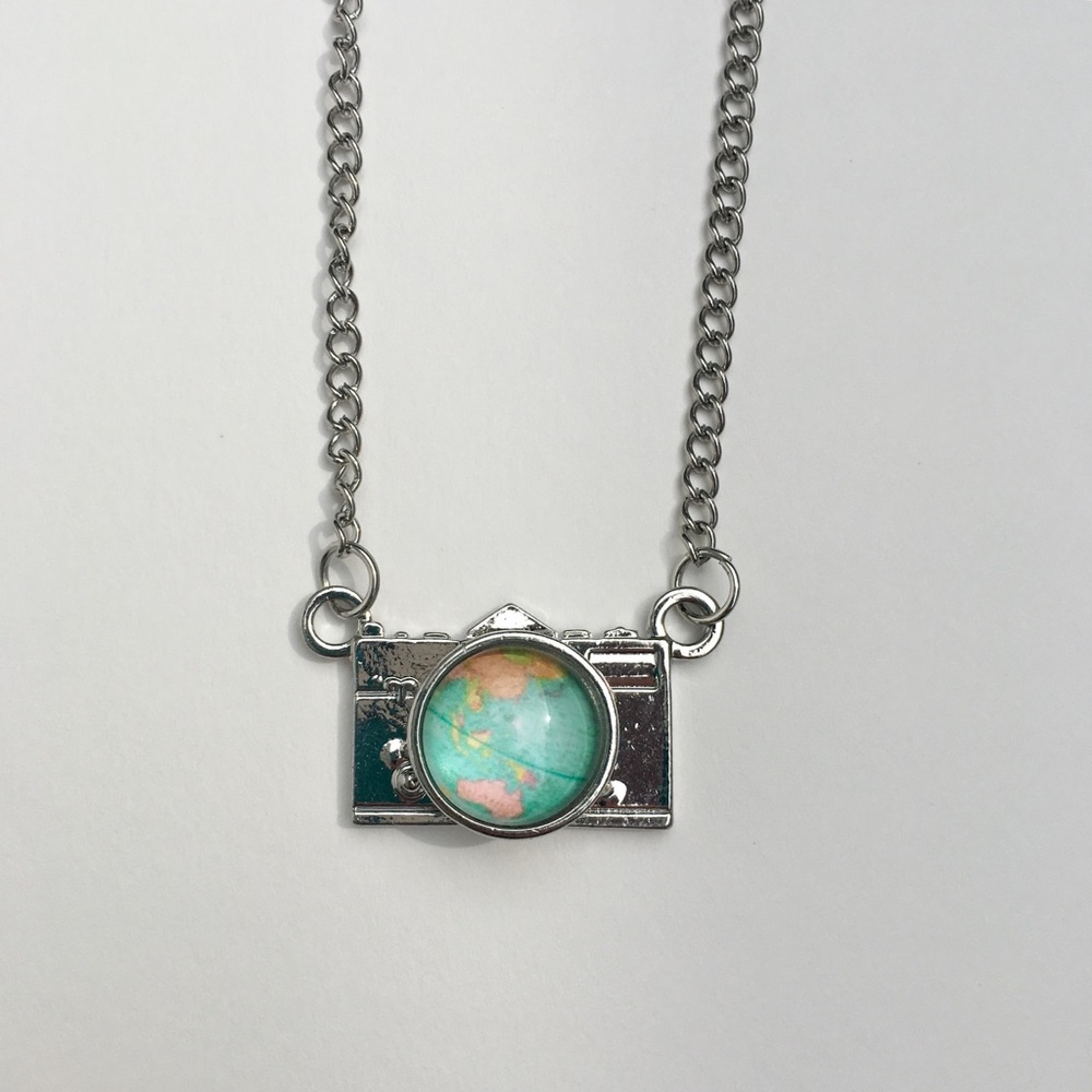 Camera Necklace / Pendant Globe Lens