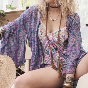 Spell Wildflower Maxi Kimono