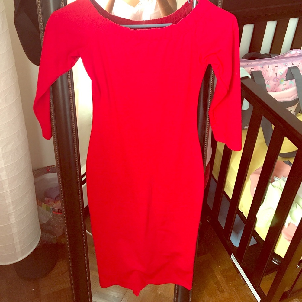 Red dress