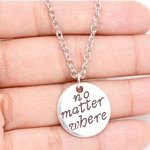 5 for $25 • No Matter Where Pendant Necklace