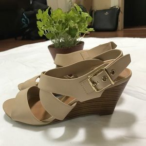 NWOT city classified wedge sandals. Size 8