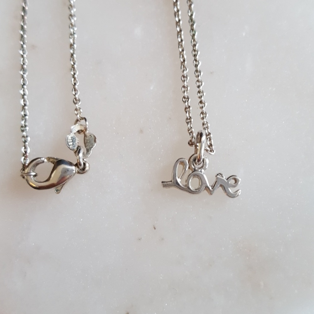 Sterling Silver Love necklace