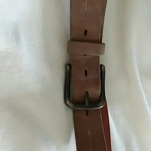 BROWN SUEDE LEATHER BELT SIZE 32