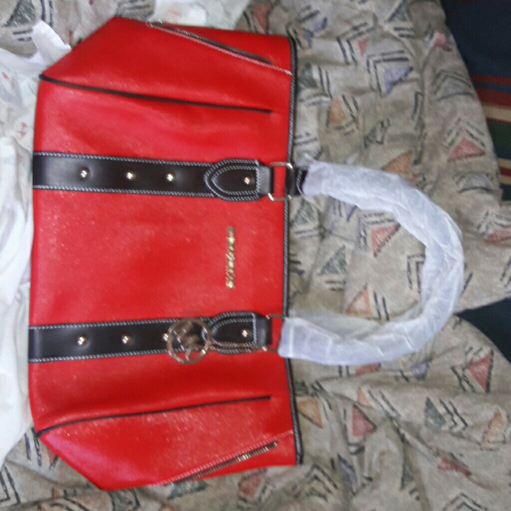 Michael Kors new Red and Black Bag