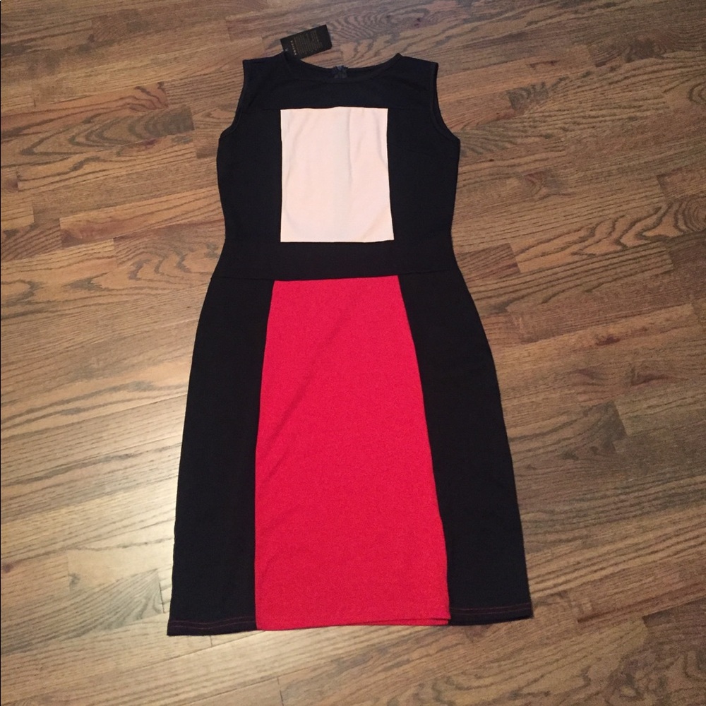 Colorblock dress