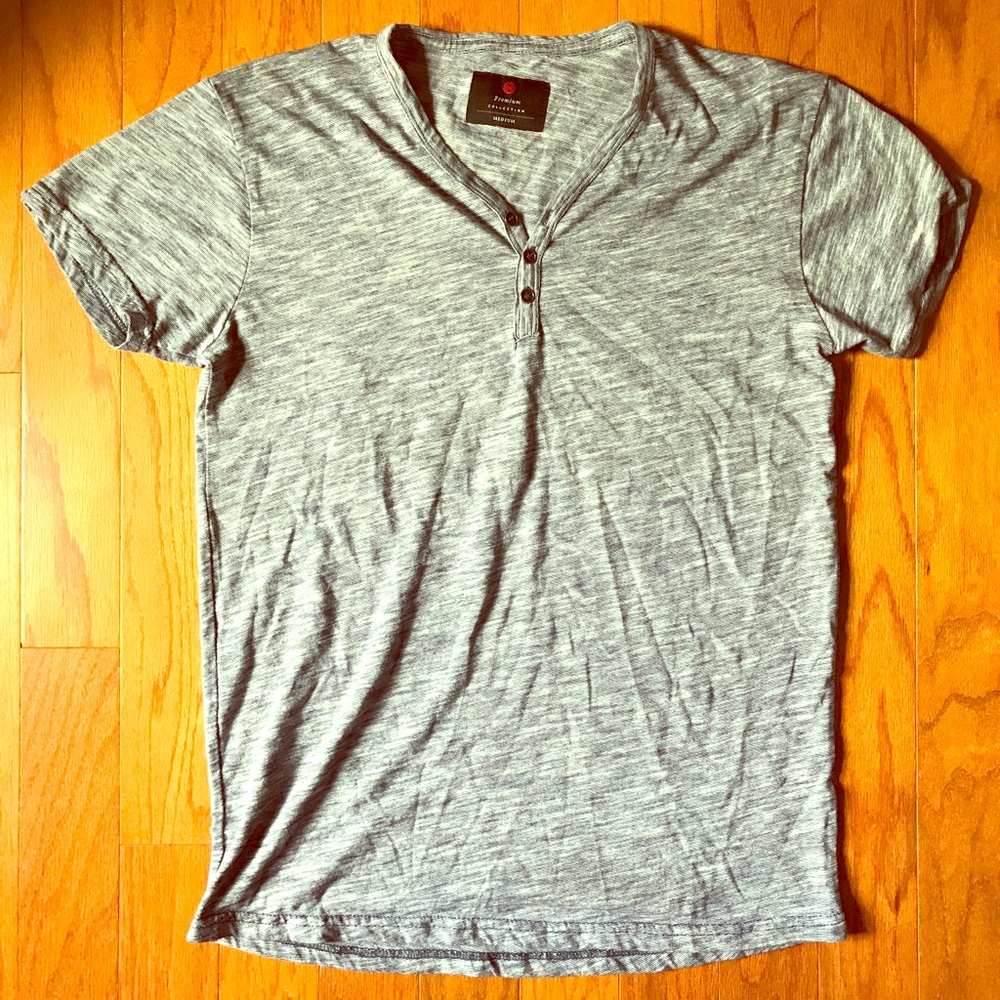 Premium Cotton Button T-Shirt