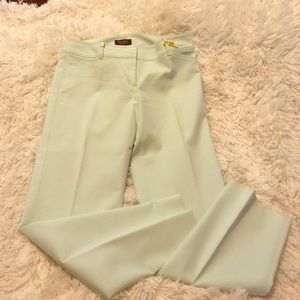 White House black market ankle pant--mint green