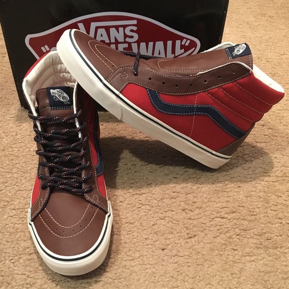 Vans Other - Leather & 14 Oz SK8Hi Reissue Vans