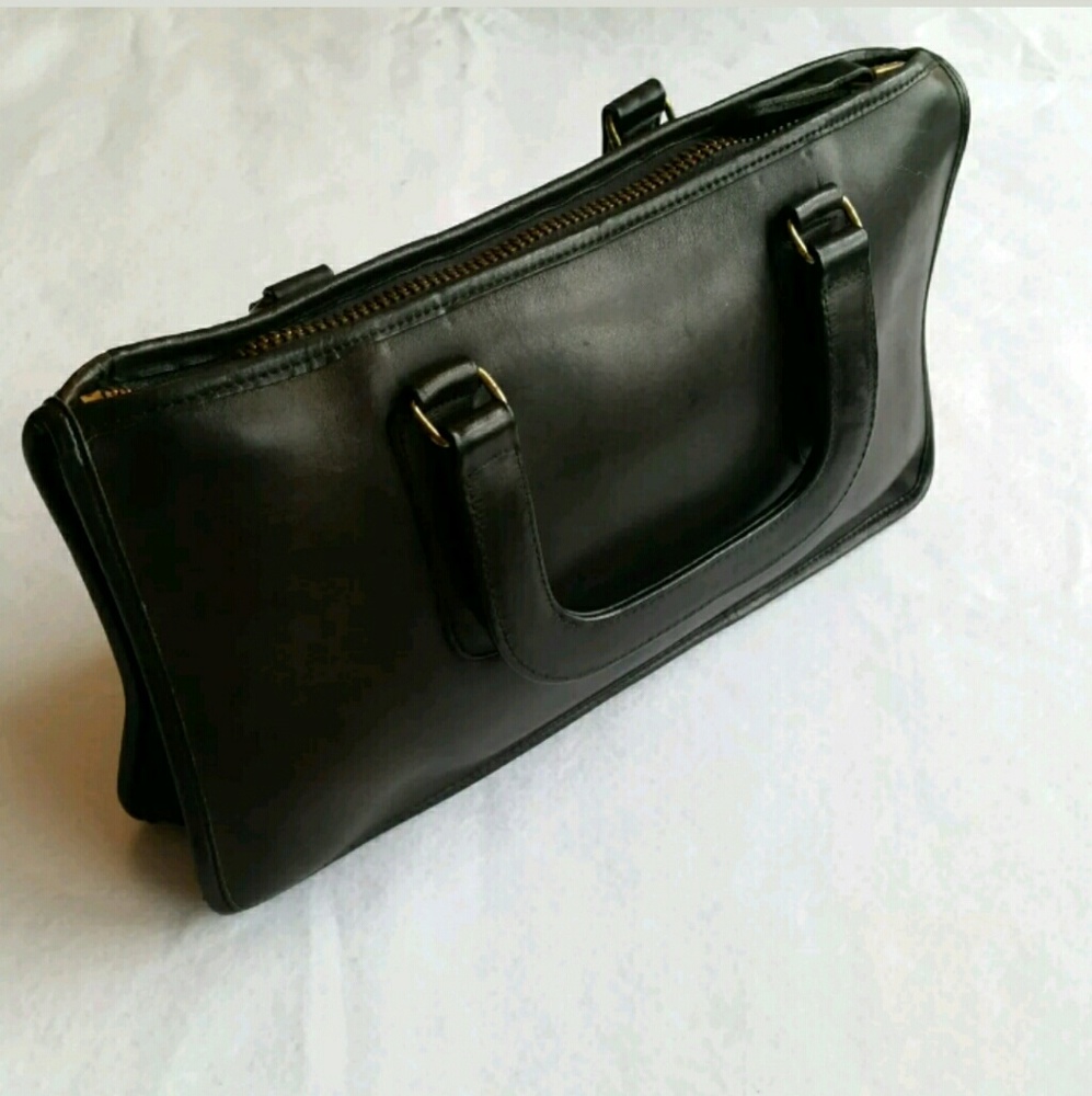 💲SOLD💲Vintage Coach Black Slim Satchel NYC 9425