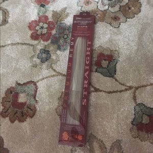 14" human Hair extensions- color dark blonde frost