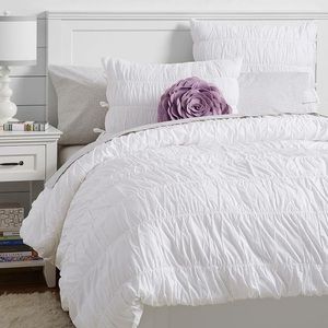 Ruched Duvet Cover from PB Teen