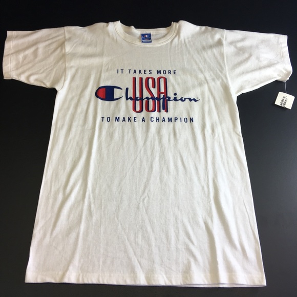 Champion Other - NWT Vintage Men's Large White Champion Teeshirt
