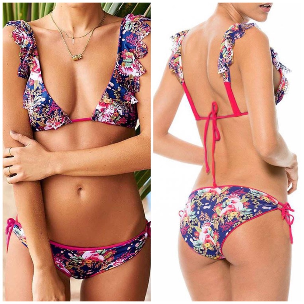 Cute floral swimsuit