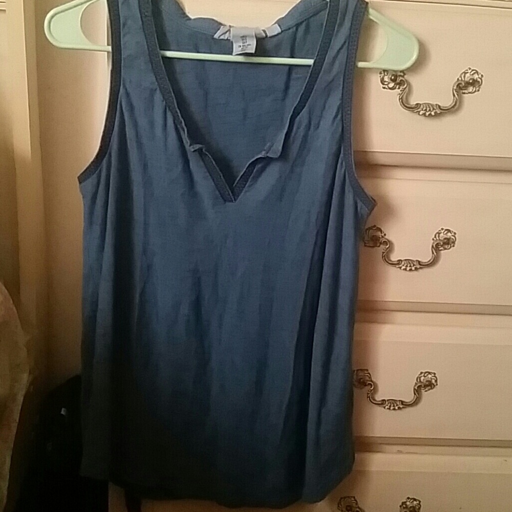 Blue tank