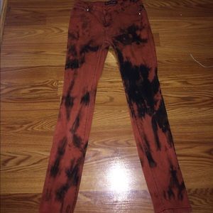 Bleached jeans