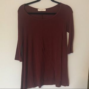 Urban Outfitters and Project Social Maroon Tee
