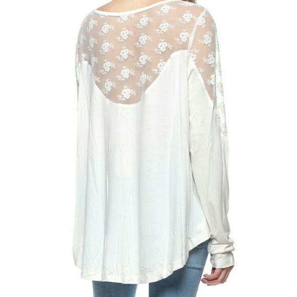 EMBROIDERED LACE TUNIC TOP - Picture 2 of 3