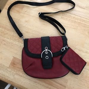 ❤️🖤 Grace Adele clutch and coin purse.