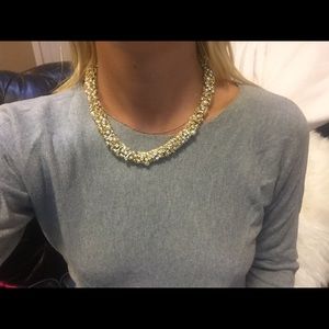 Gold necklace and bracelet! Very Kate spade!