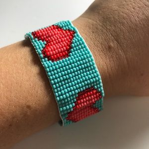 Original Mexican hand beaded bracelet.